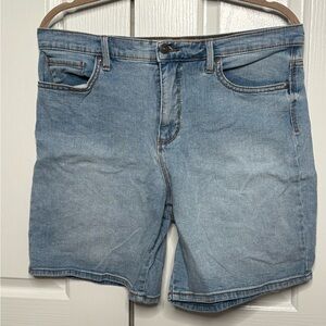 super stretch mid length jorts!